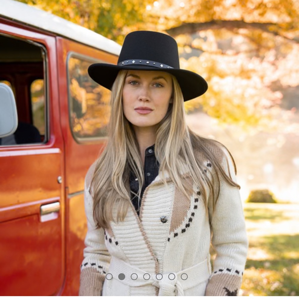 Stetson Black Hawk Wool Western Black Cowboy Hat